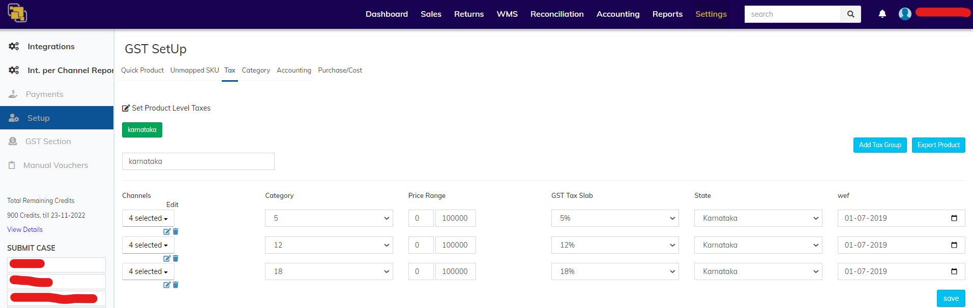 gst setup
